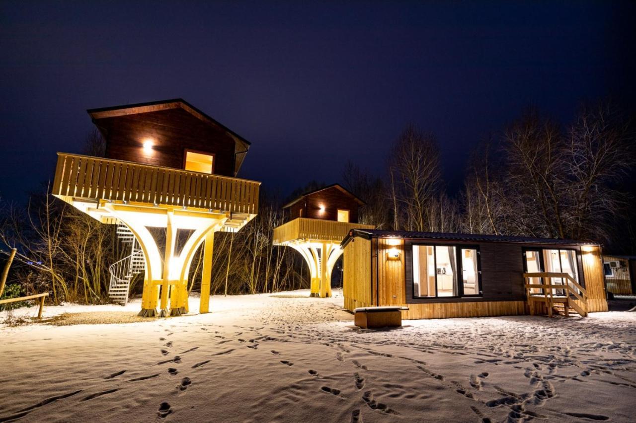 Baumhaus im Herzen vom Unterallgäu Erkheim Exterior foto